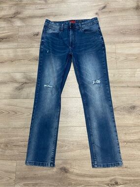 Truth Substance Common Sense Men’s Skinny Fit 32 Distressed Jeans